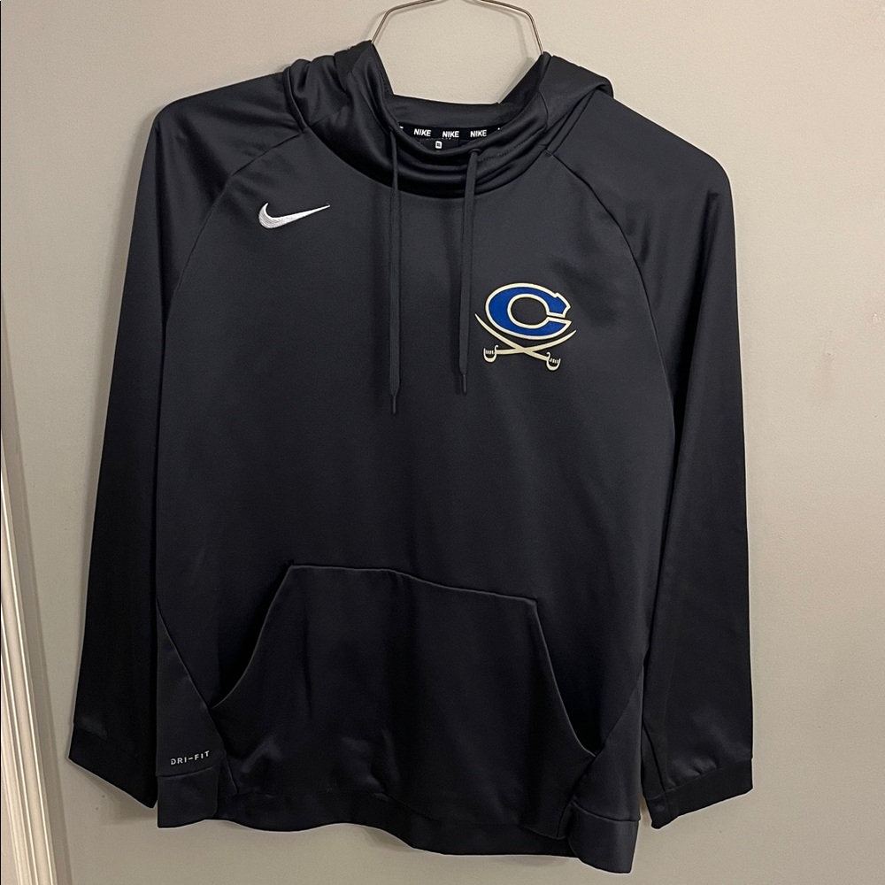 Nike dark gray Dri-FIT Hoodie with Emblem
Cass Colonels
